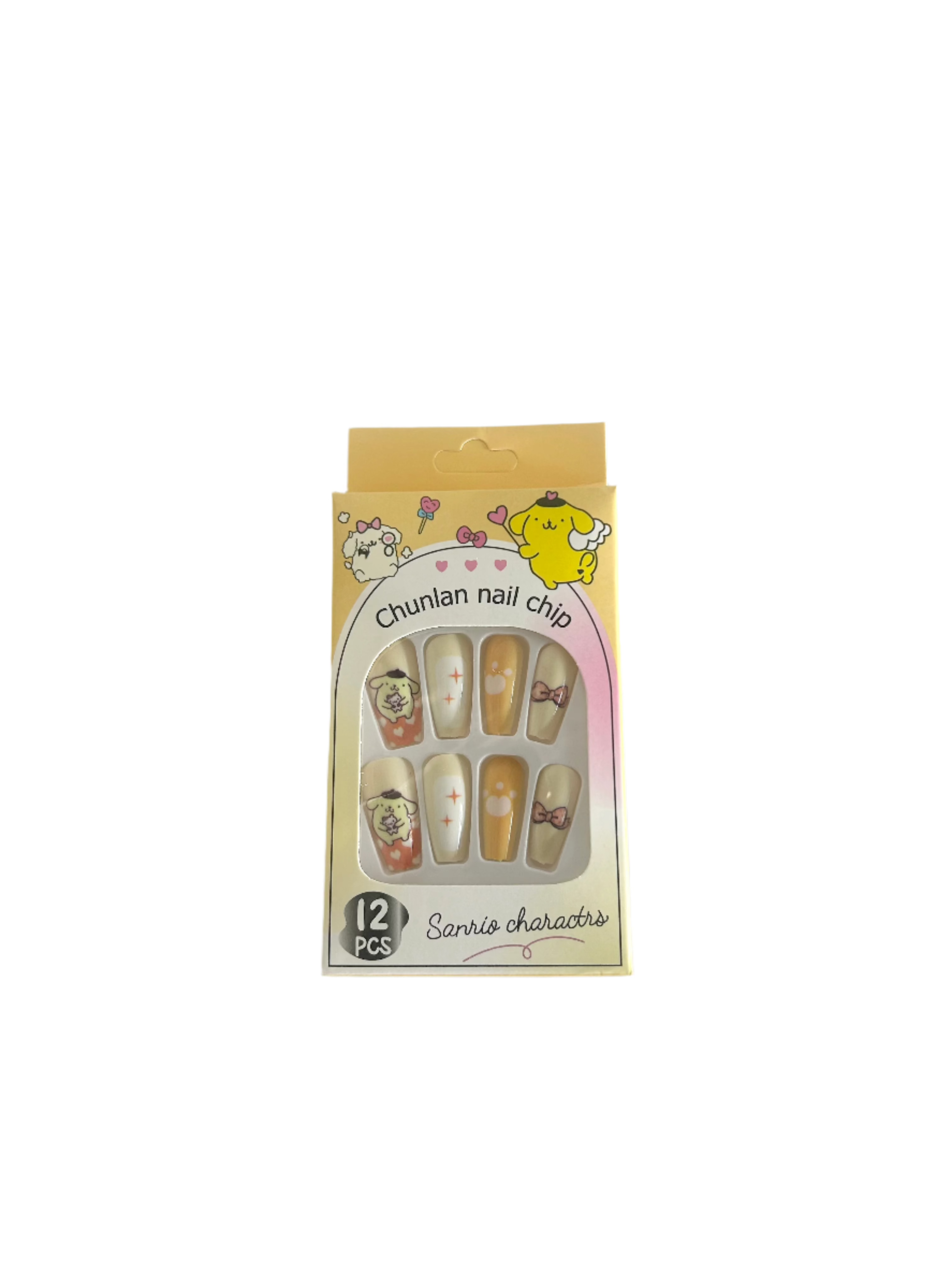 Cutesy Churun Cartoon Anime Press On Nails - Trendy & Easy-to-Apply Nails
