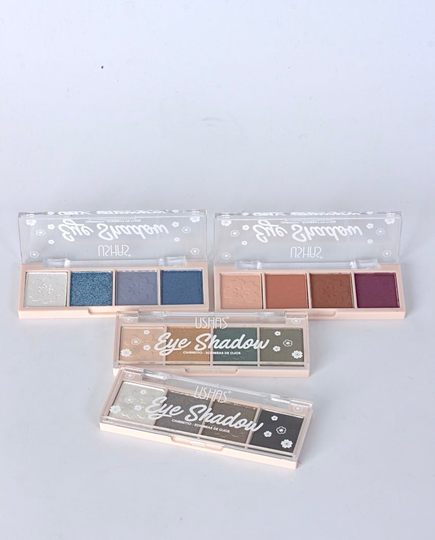 Ushas 4 Colour Eye Shadow Palette – Vibrant & Versatile Eye Makeup
