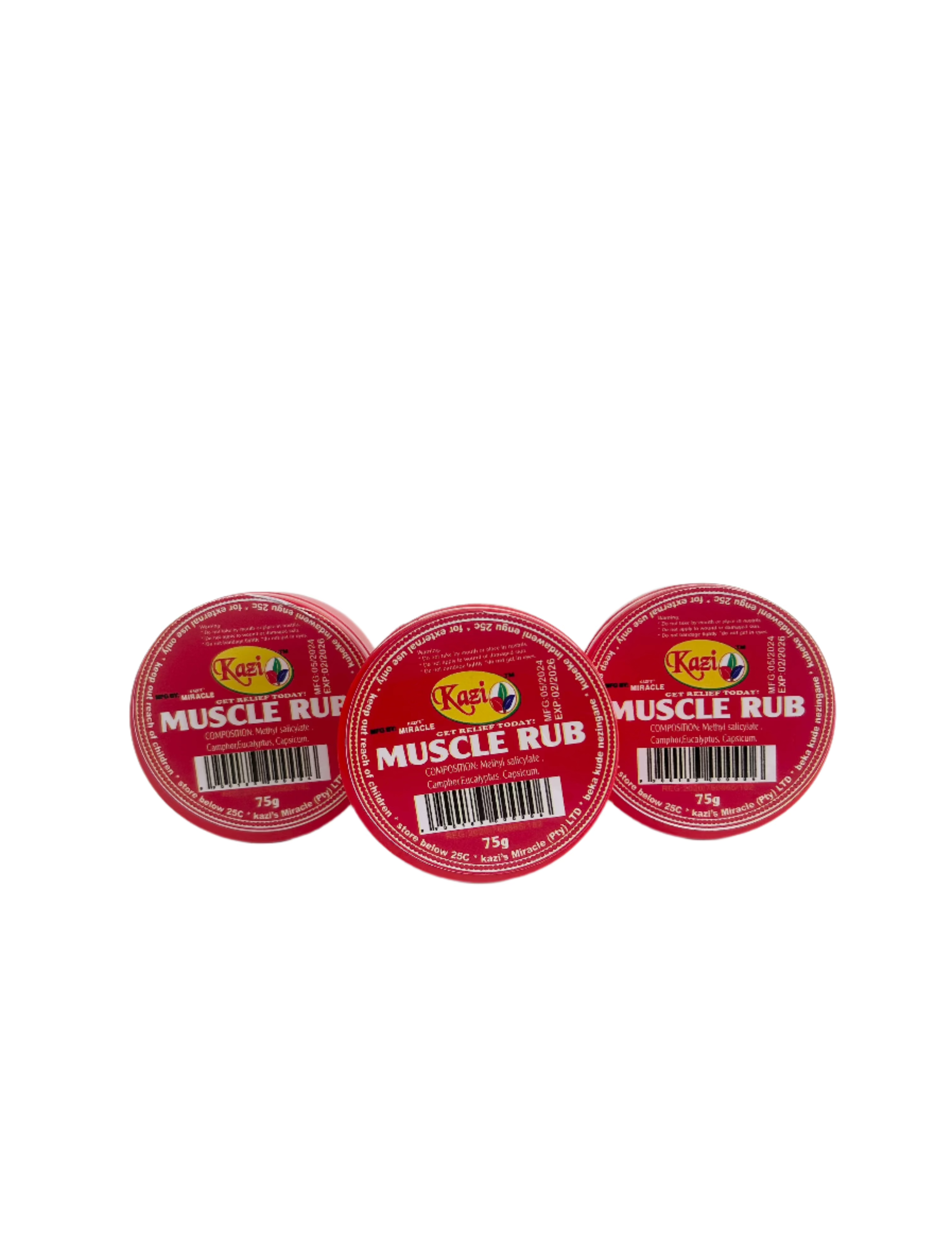 Extra Strength Kazi Muscle Rub 75g - Soothe Muscle Pain Fast