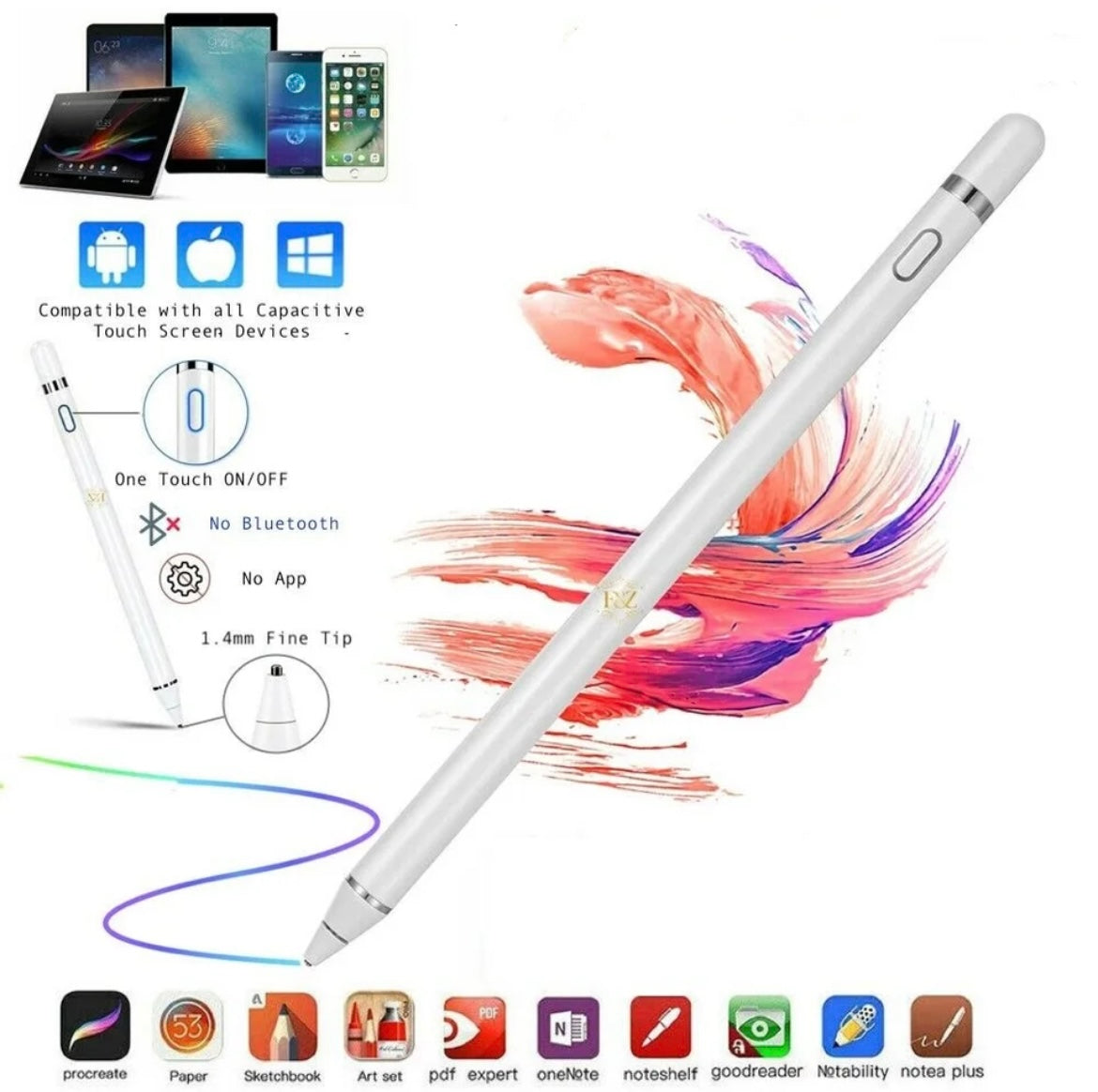 Generic Stylus Pen For Apple Android and Windows Screen XD21