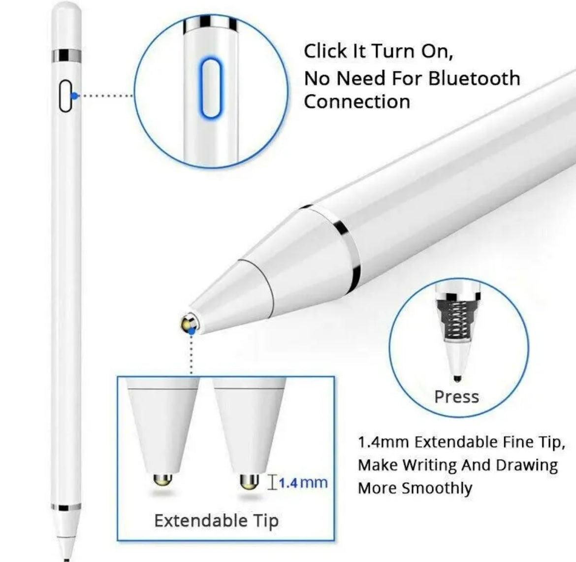 Generic Stylus Pen For Apple Android and Windows Screen XD21