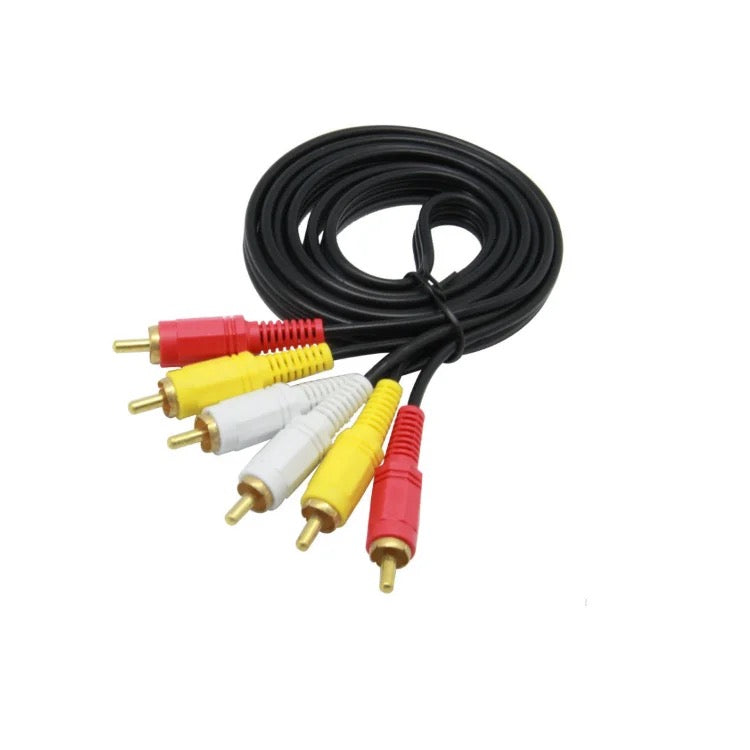 Gold Plated AV Male to Male cord Stereo Audio Video Cable 10M XD21
