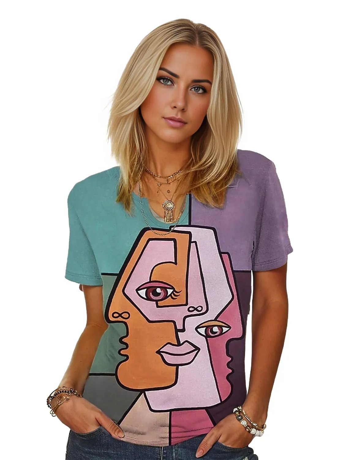 Graphic Artsy Short Sleeve T-Shirt XD21