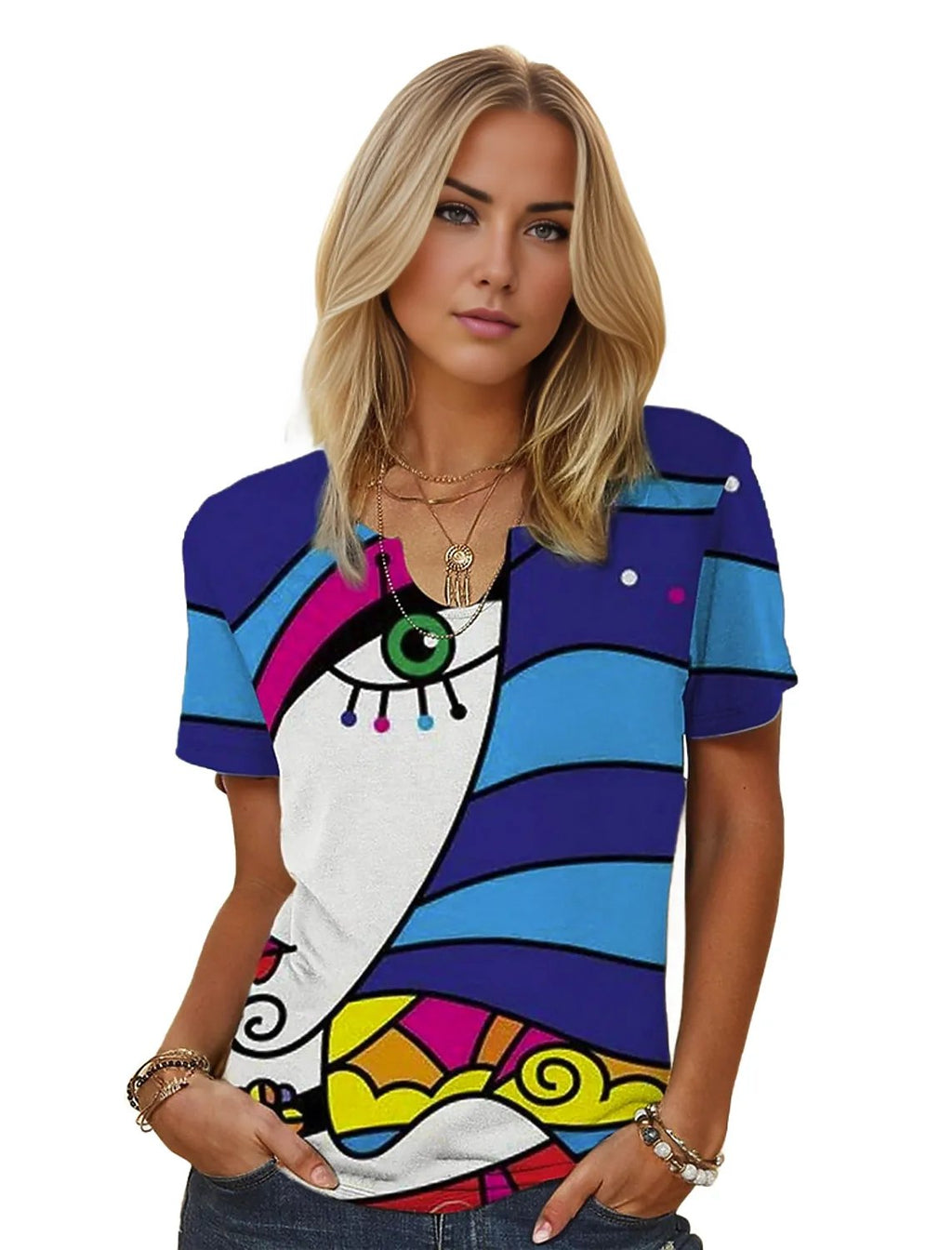 Graphic Artsy Short Sleeve T-Shirt XD21