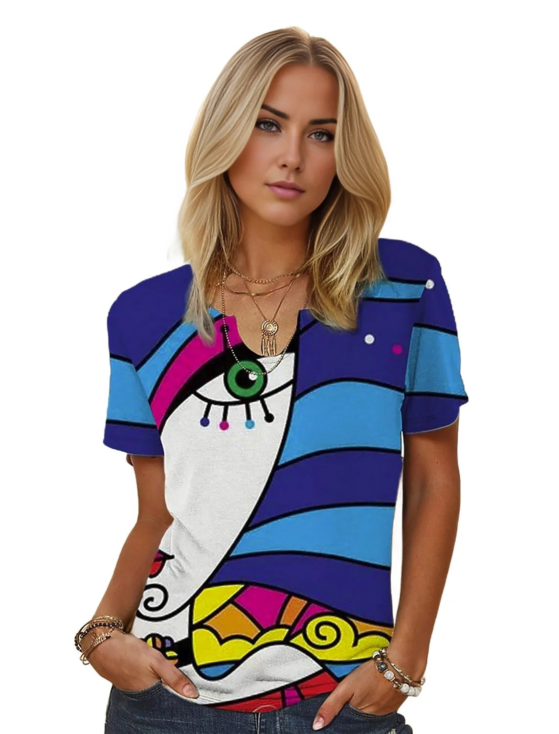 Graphic Artsy Short Sleeve T-Shirt XD21