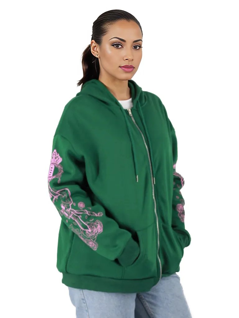 Graphic Hoodie Y2K Jersey Jacket XD21