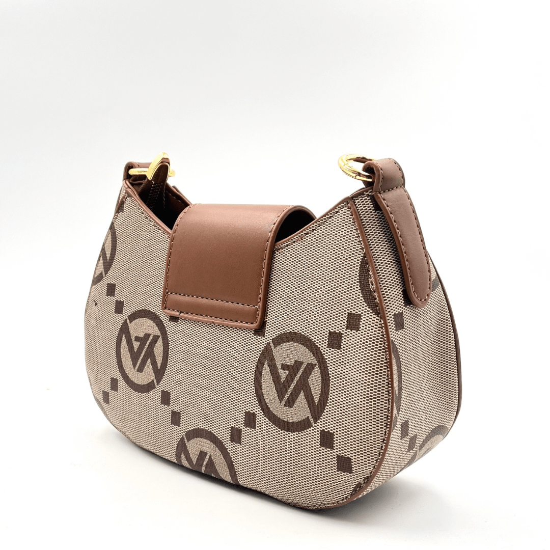Graphic Letter Oval Sling Bag XD21