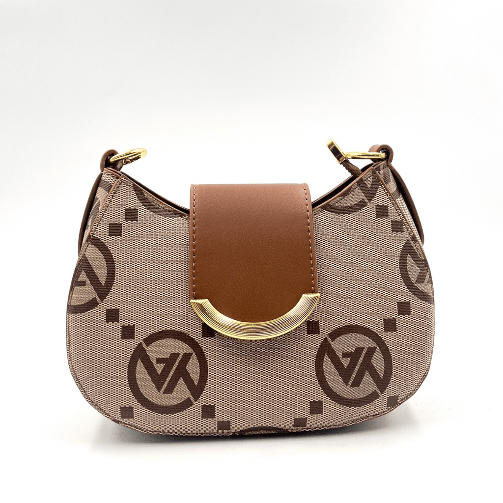Graphic Letter Oval Sling Bag XD21