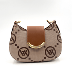Graphic Letter Oval Sling Bag XD21