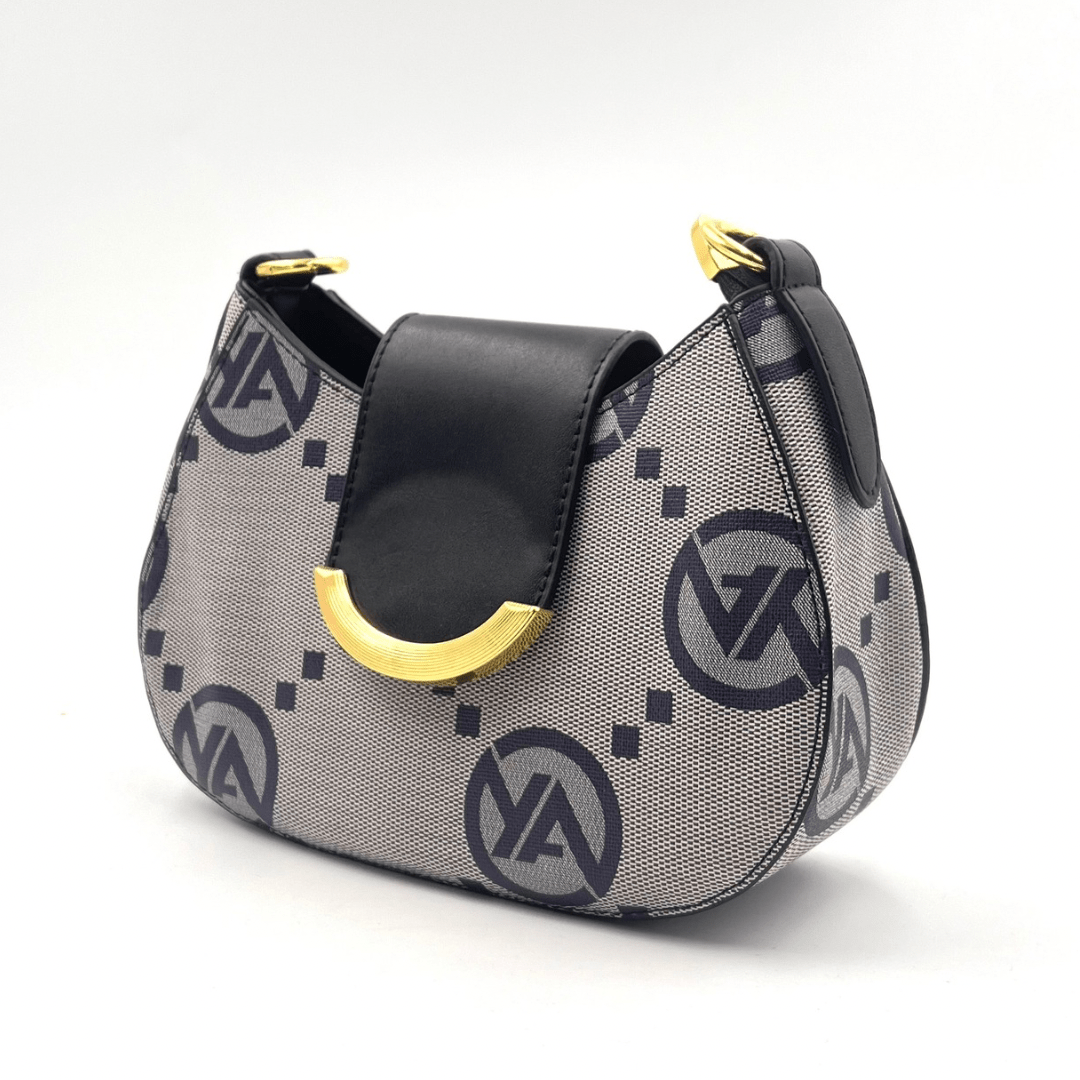 Graphic Letter Oval Sling Bag XD21