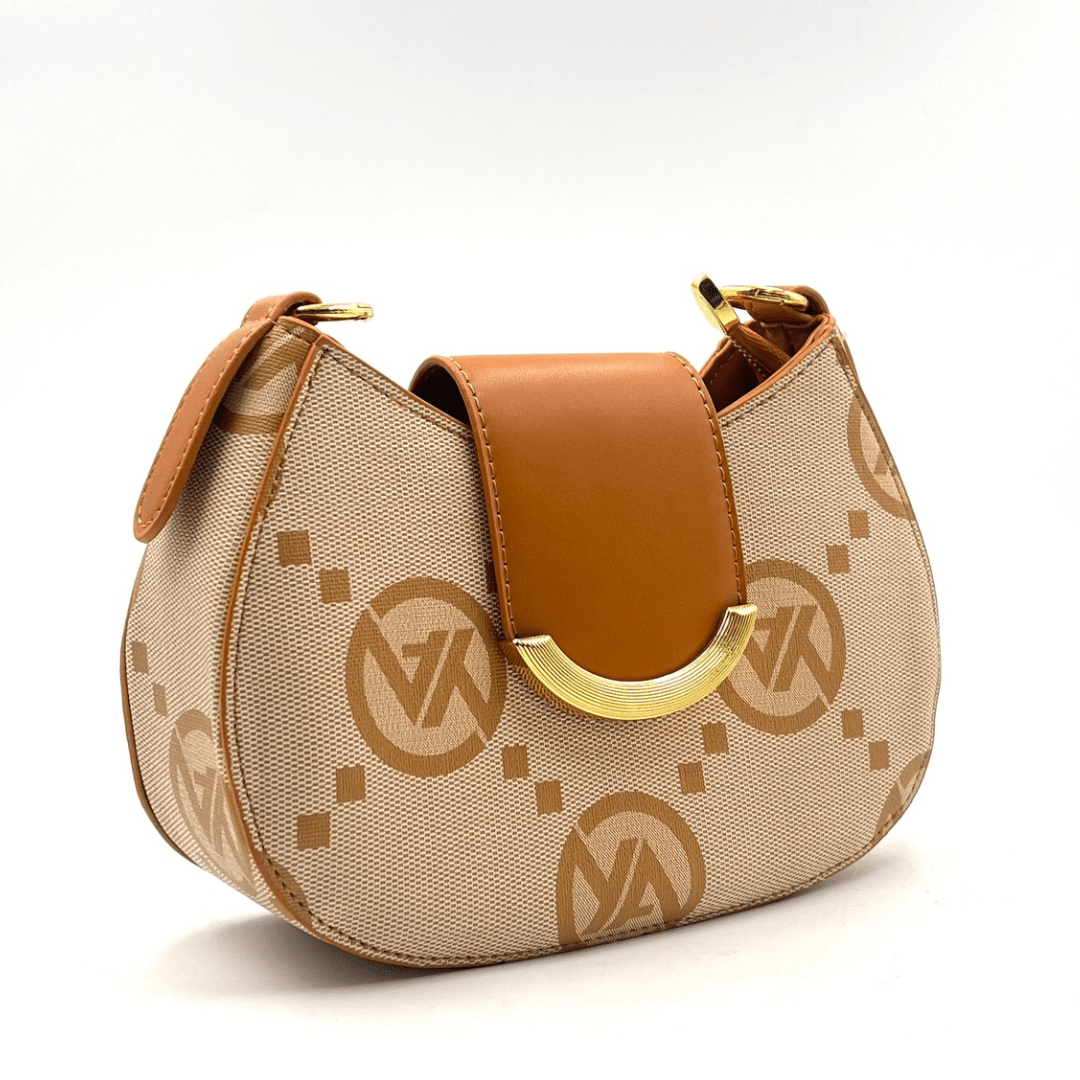 Graphic Letter Oval Sling Bag XD21