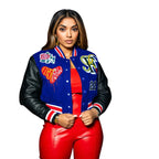 Graphic Pop Crop Sporty Jacket XD21