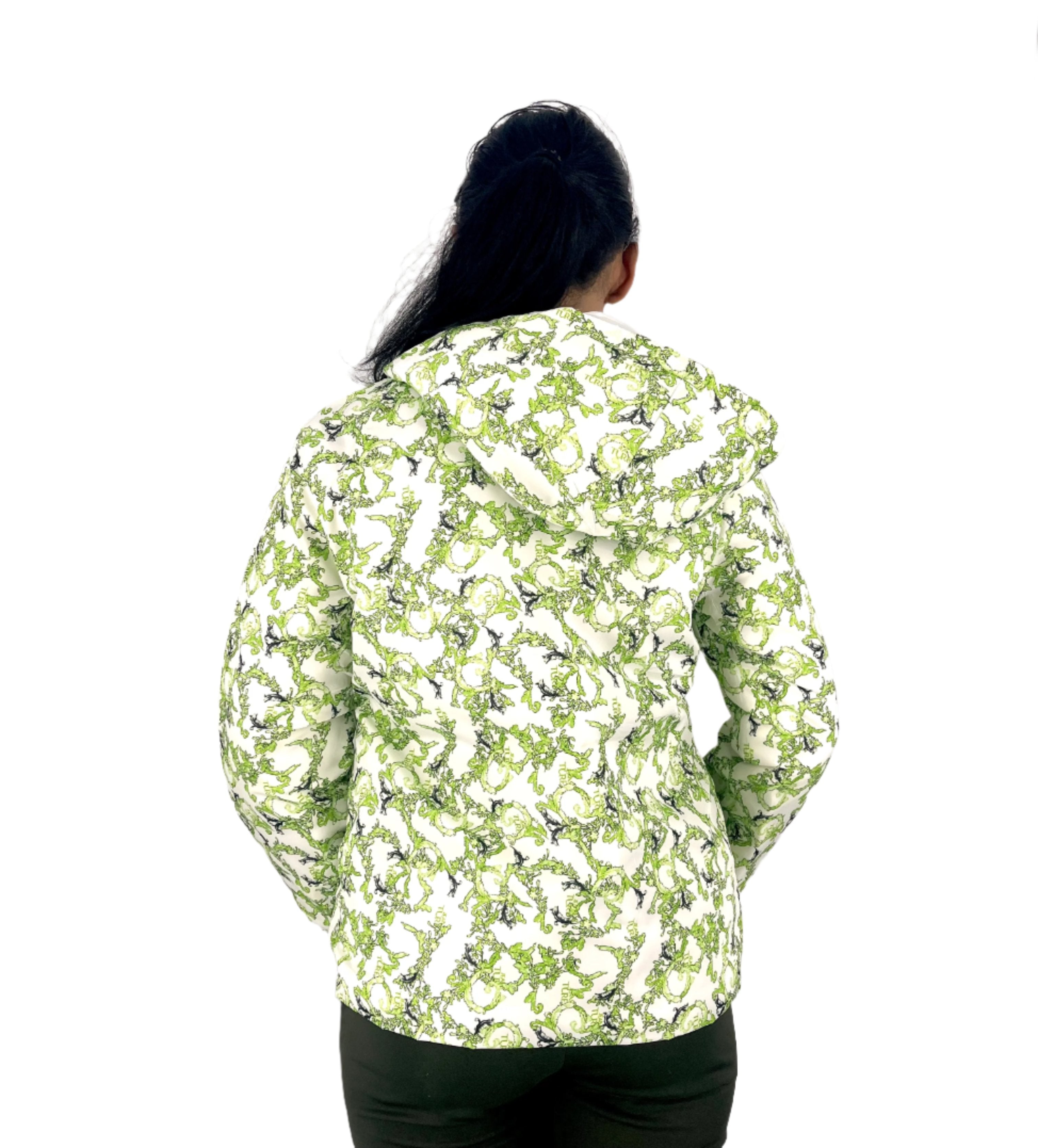 Graphic Short Retro Puffer Jacket XD21