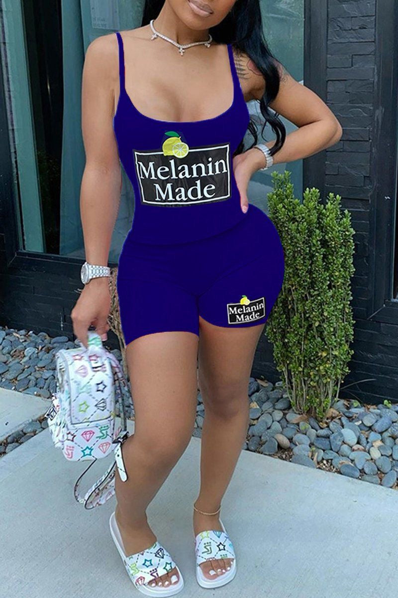 Graphic Shorts and Top Two Piece Set XD21