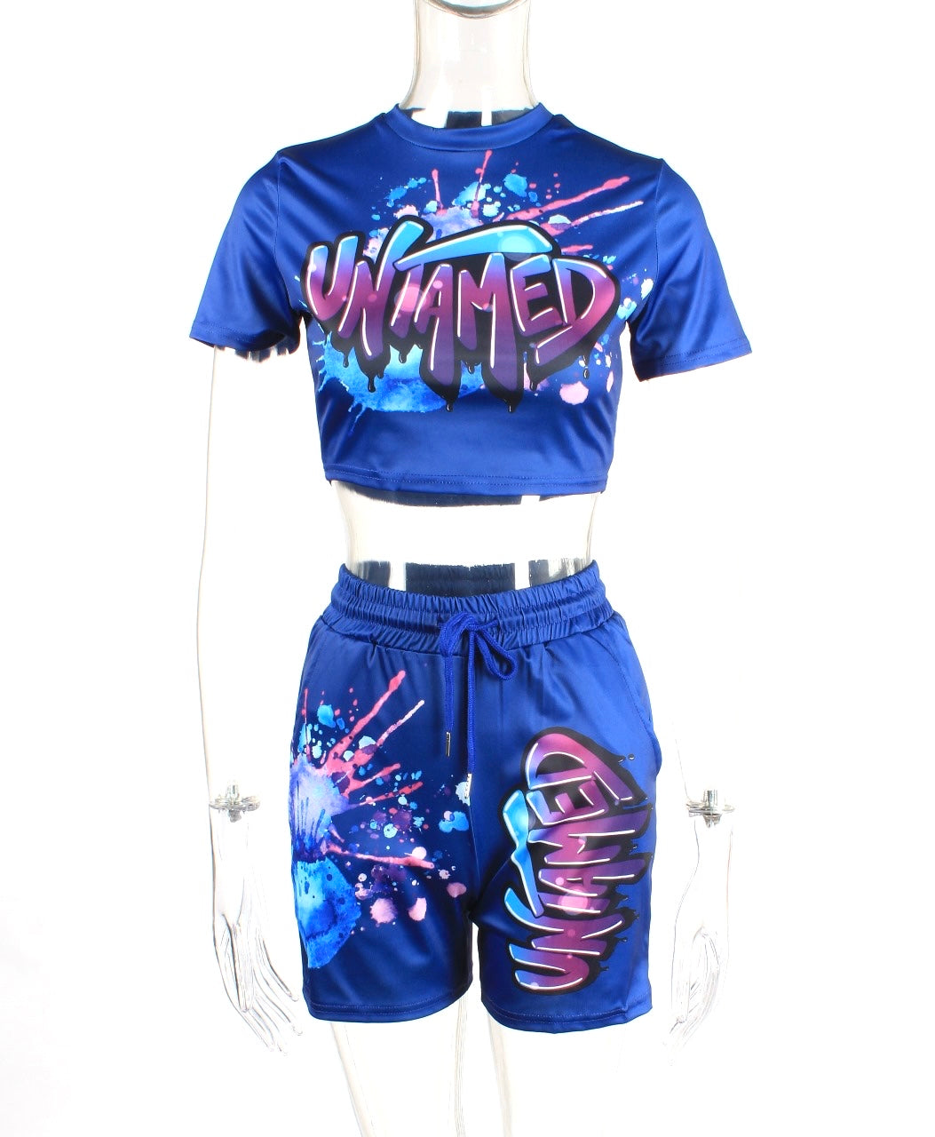 Graphic Two Piece Lounge Wear Set XD21