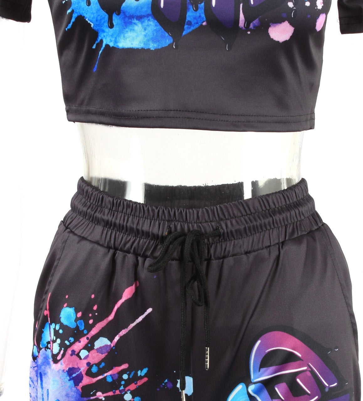 Graphic Two Piece Lounge Wear Set XD21