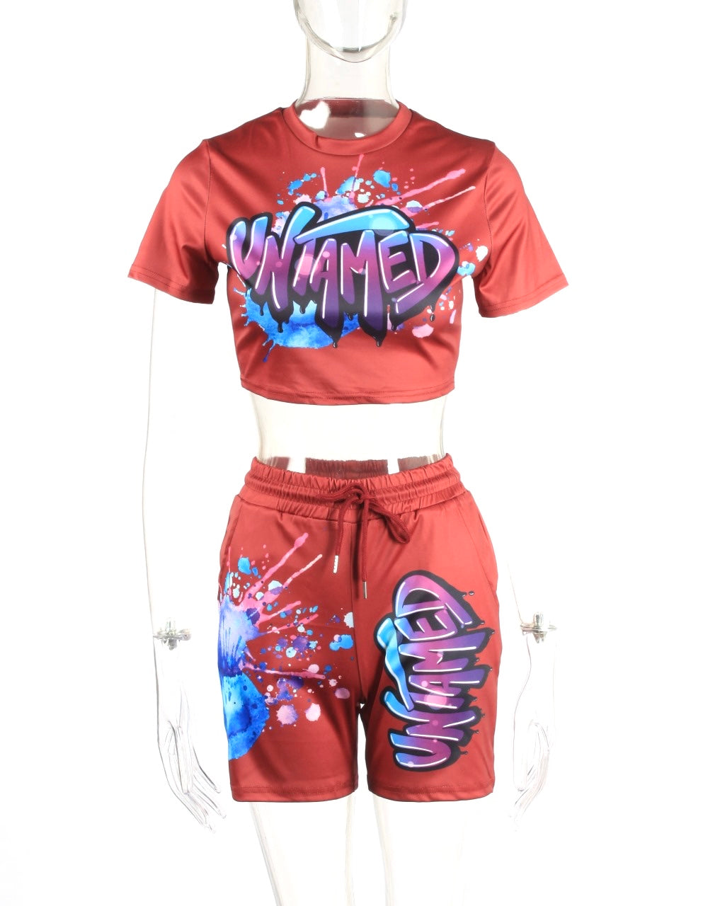 Graphic Two Piece Lounge Wear Set XD21