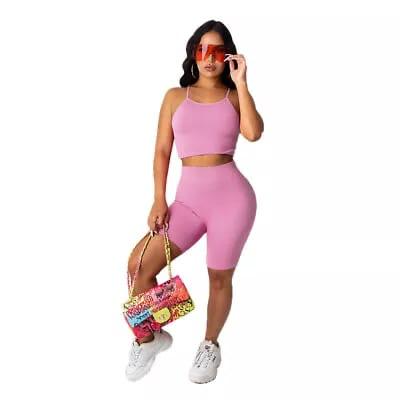 Gym Casual Outfit 2pc Athlesuire Set XD21