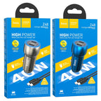 HOCO Car Charger Z48 40W Cable Set Black XD21