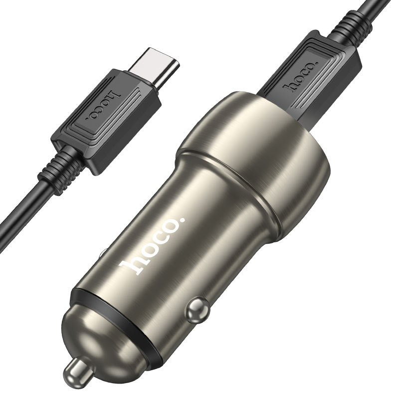 HOCO Car Charger Z48 40W Cable Set Black XD21