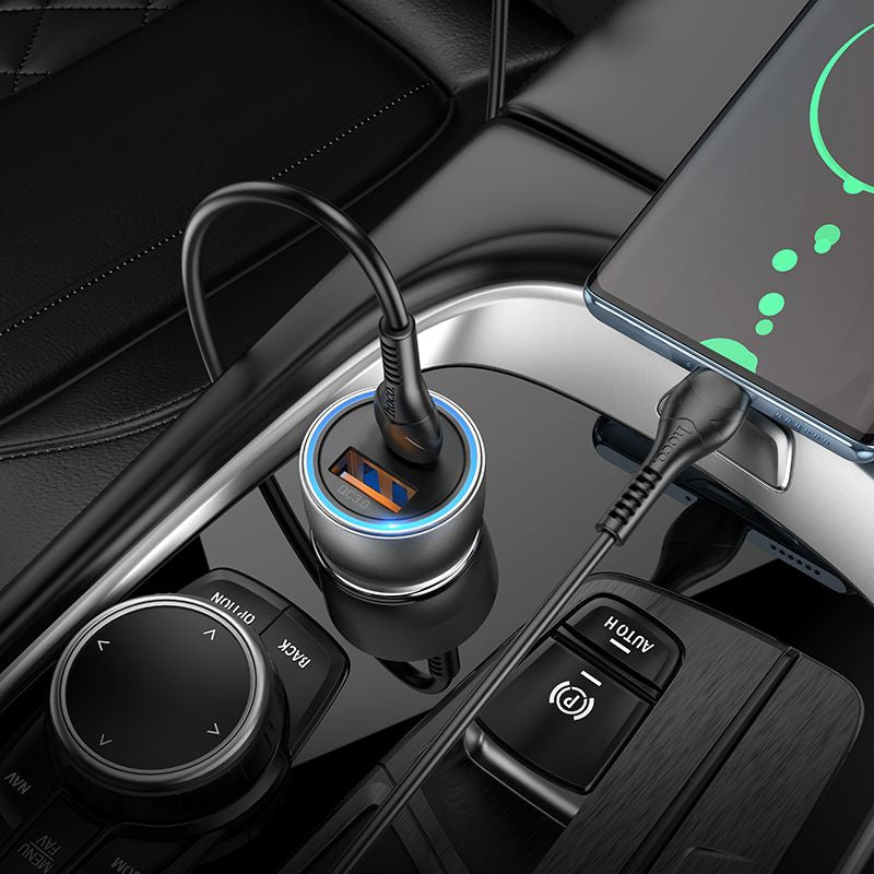 HOCO Compact Car Charger NZ8 XD21