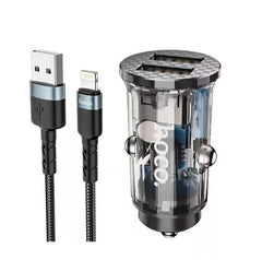 HOCO DZ3 Dual Ported Car Charger Set XD21