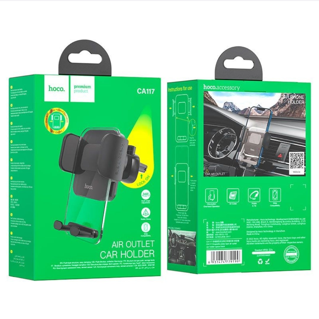 HOCO Premium Car CellPhone holder / Mount for air outlet XD21