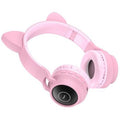 HOCO W27 Wireless Headphones Cat Ear Pink XD21