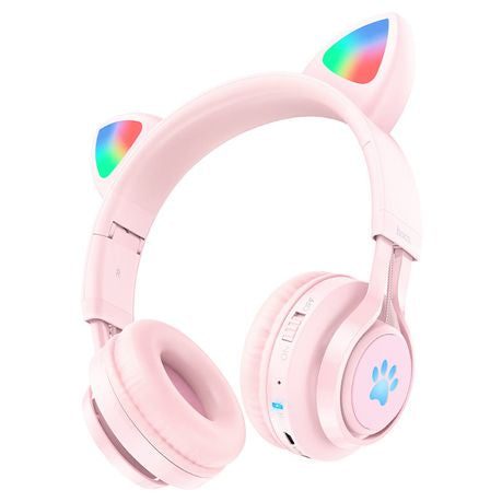 HOCO W39 Kids Cat Ear Wireless Headphones XD21