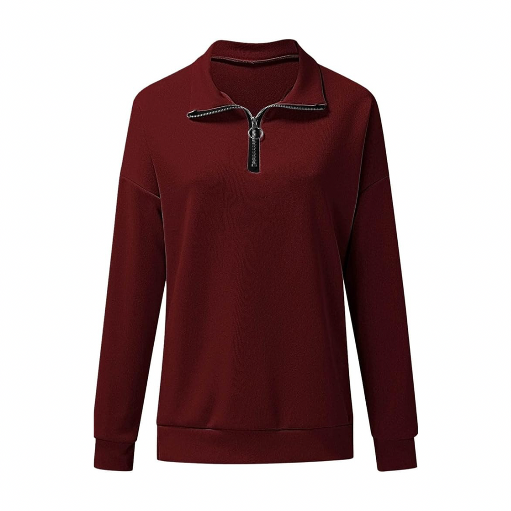 Half Zipper Long Sleeve Jacket XD21