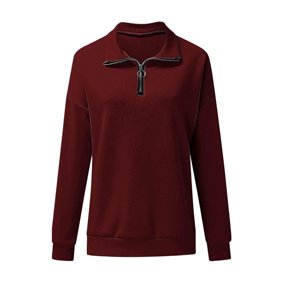Half Zipper Long Sleeve Jacket XD21