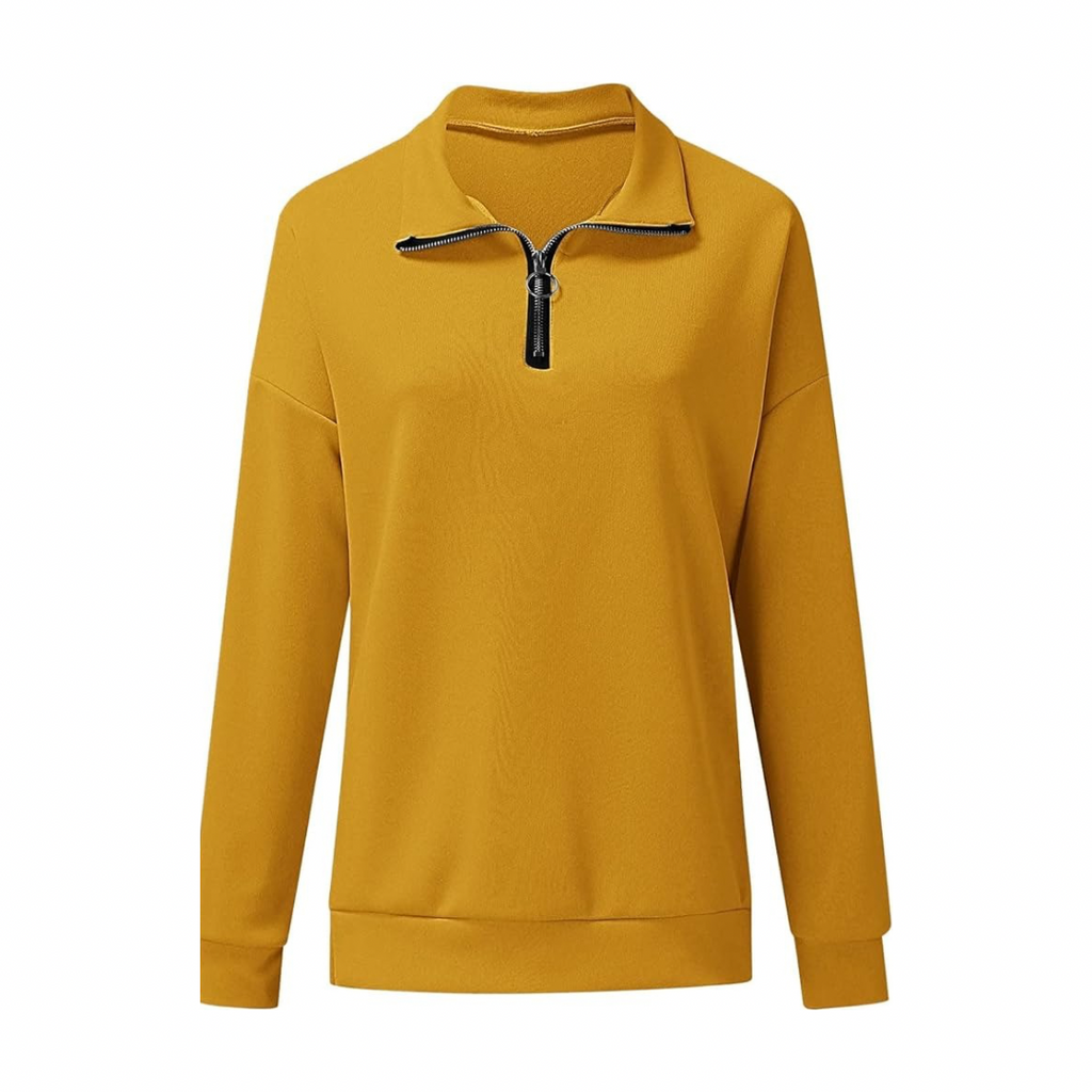 Half Zipper Long Sleeve Jacket XD21