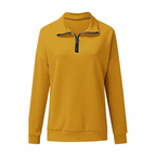 Half Zipper Long Sleeve Jacket XD21