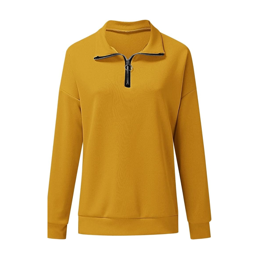 Half Zipper Long Sleeve Jacket XD21