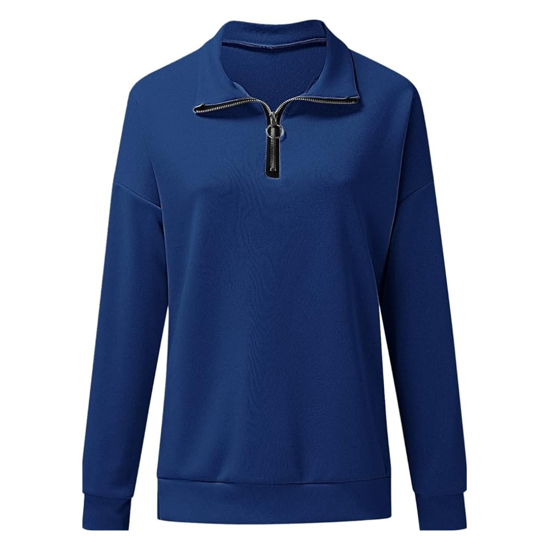 Half Zipper Long Sleeve Jacket XD21