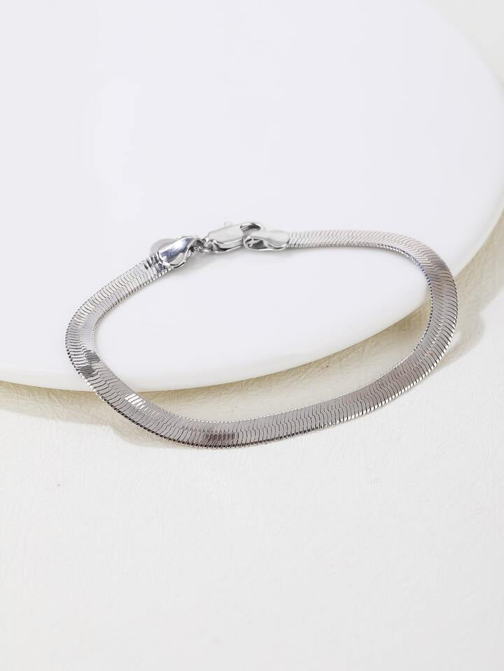 Herringbone Chain Bracelet XD21