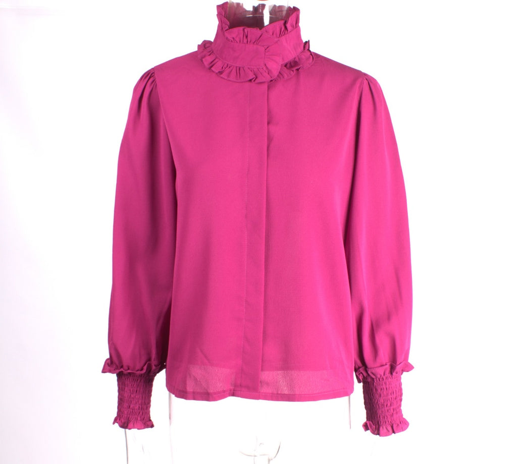 High Frill Collar Blouse XD21