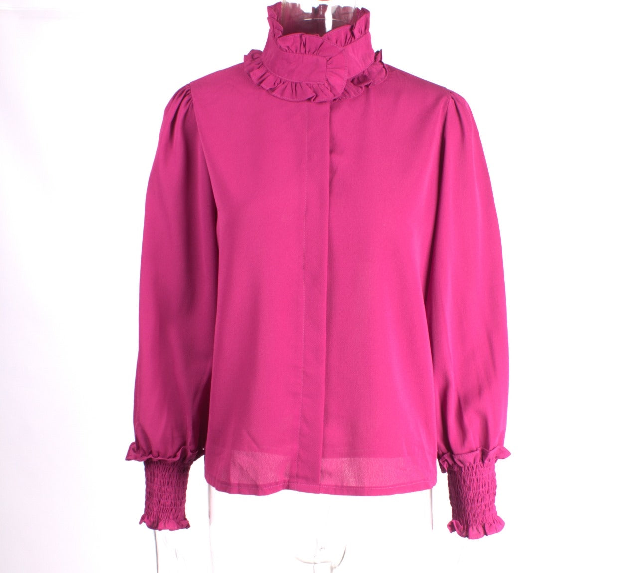 High Frill Collar Blouse XD21
