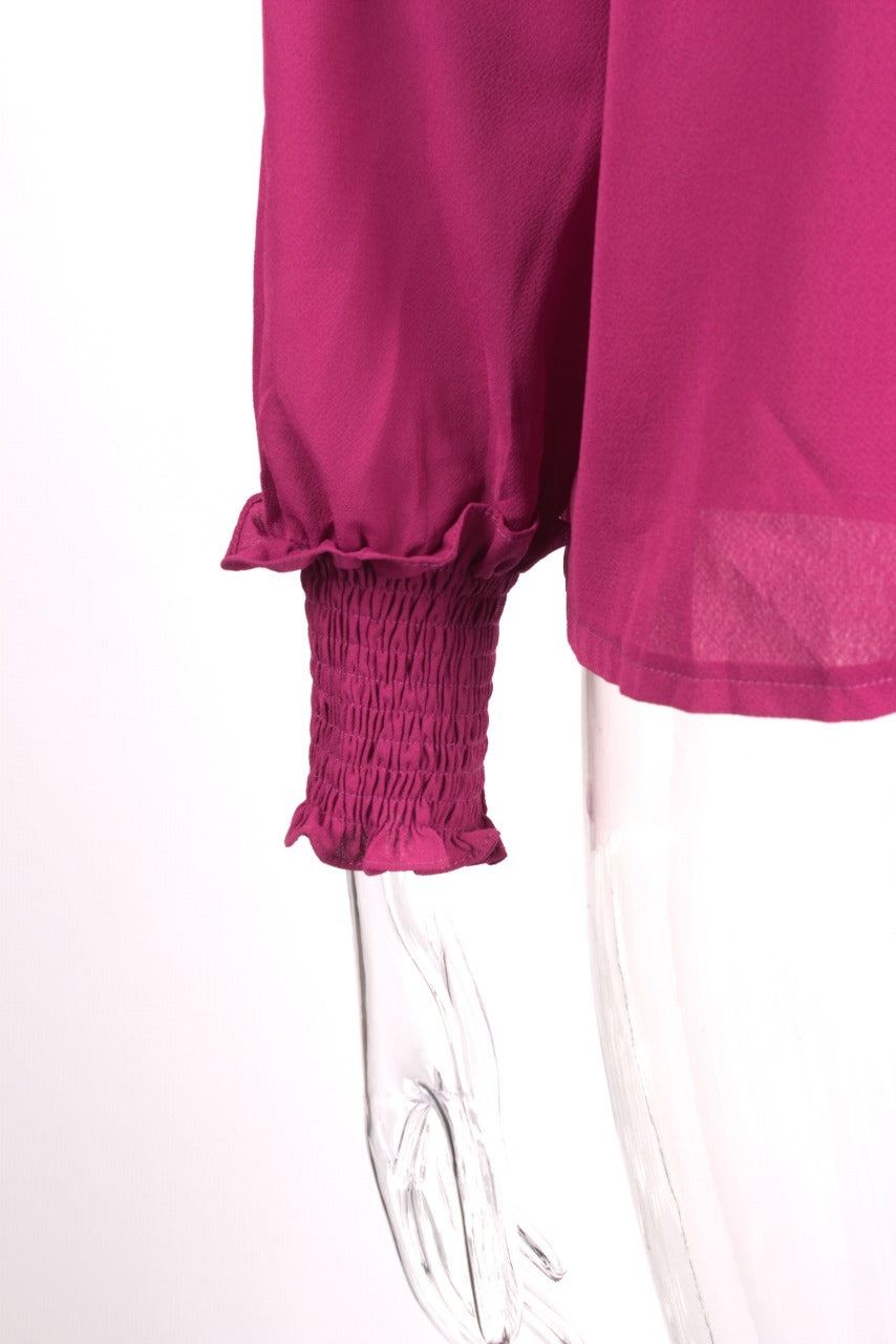 High Frill Collar Blouse XD21
