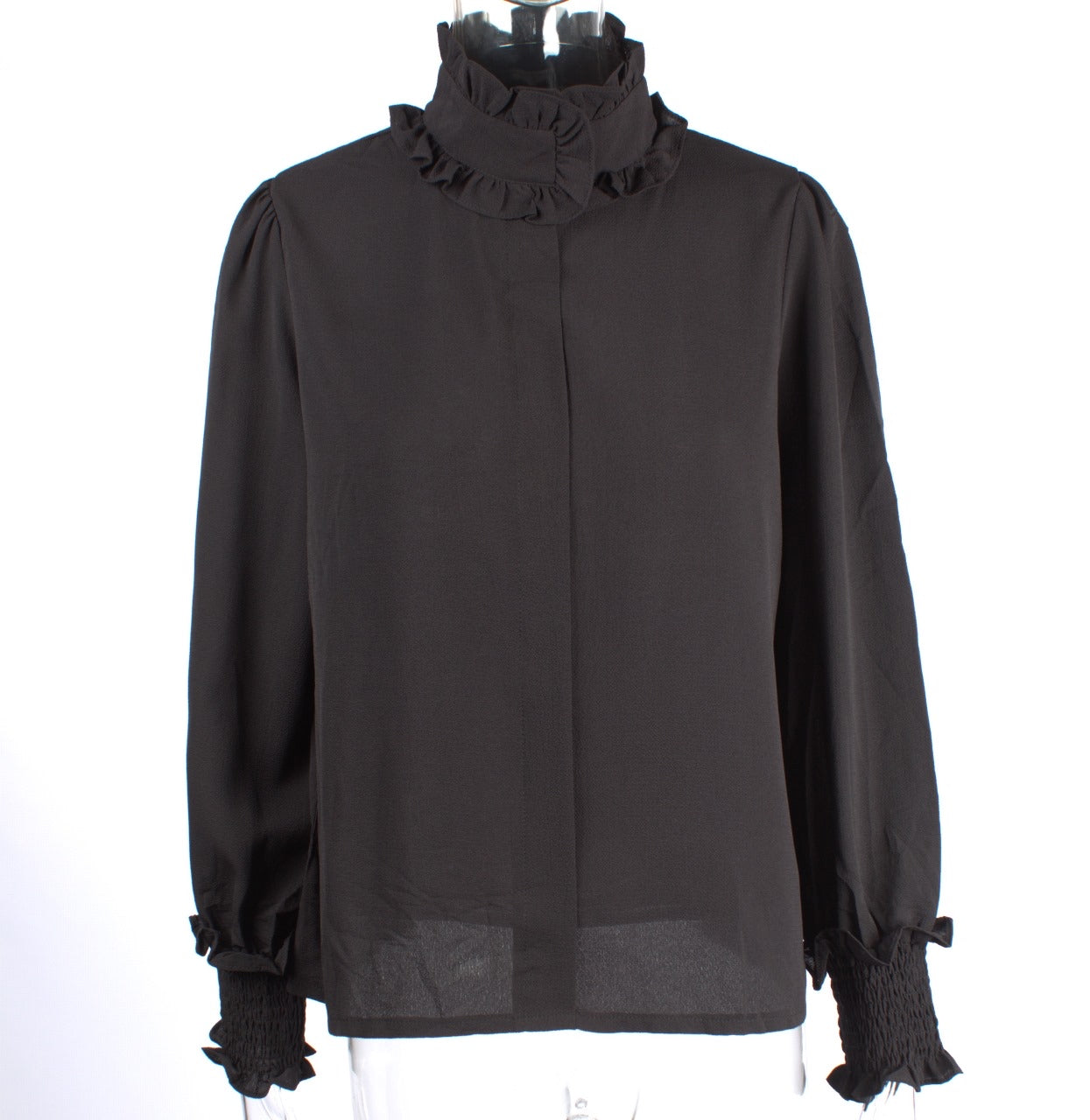 High Frill Collar Blouse XD21