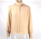 High Frill Collar Blouse XD21