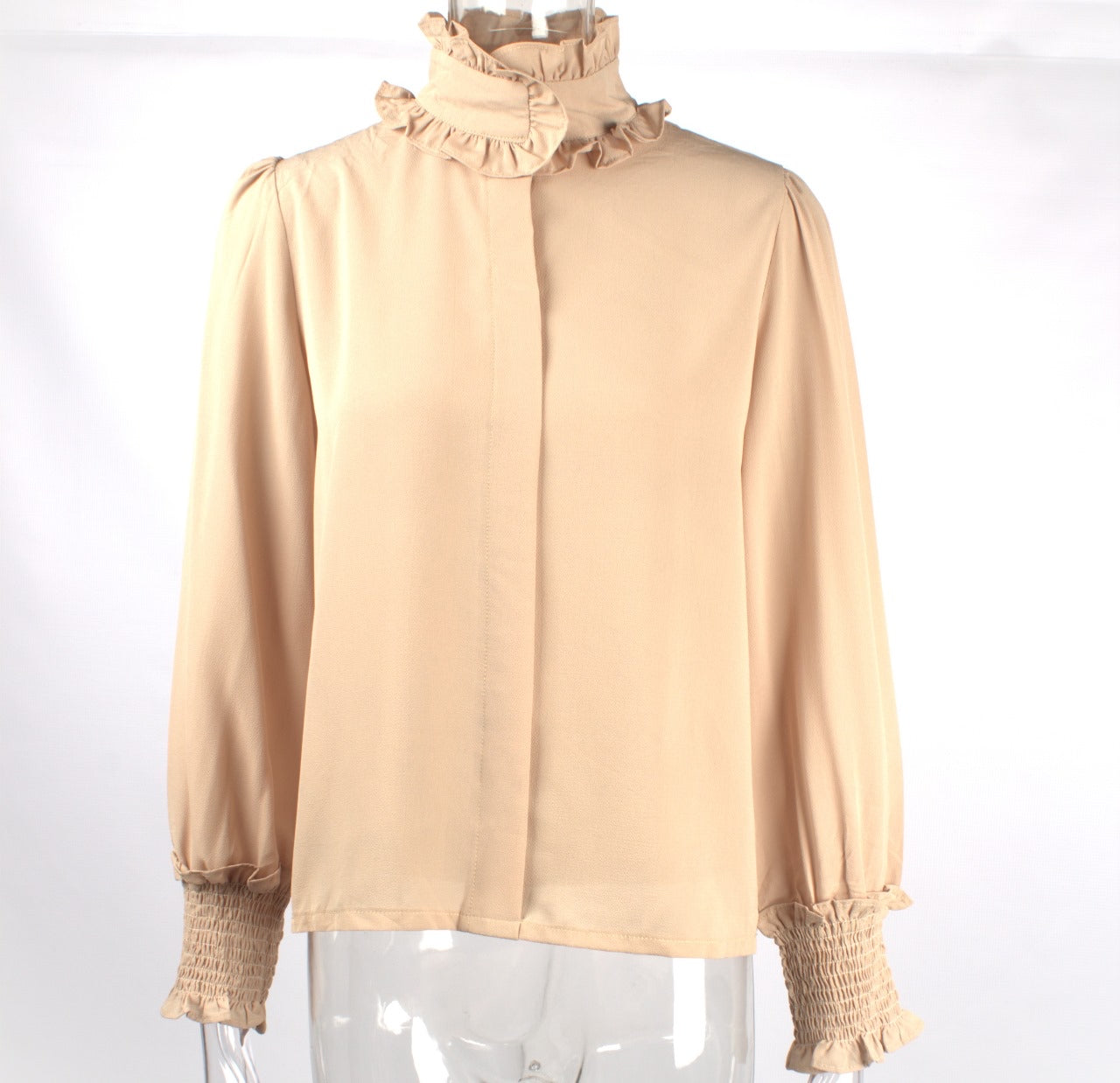 High Frill Collar Blouse XD21