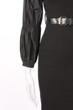 High Neck Winter Bodycon Dress - XD21