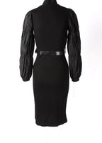 High Neck Winter Bodycon Dress - XD21