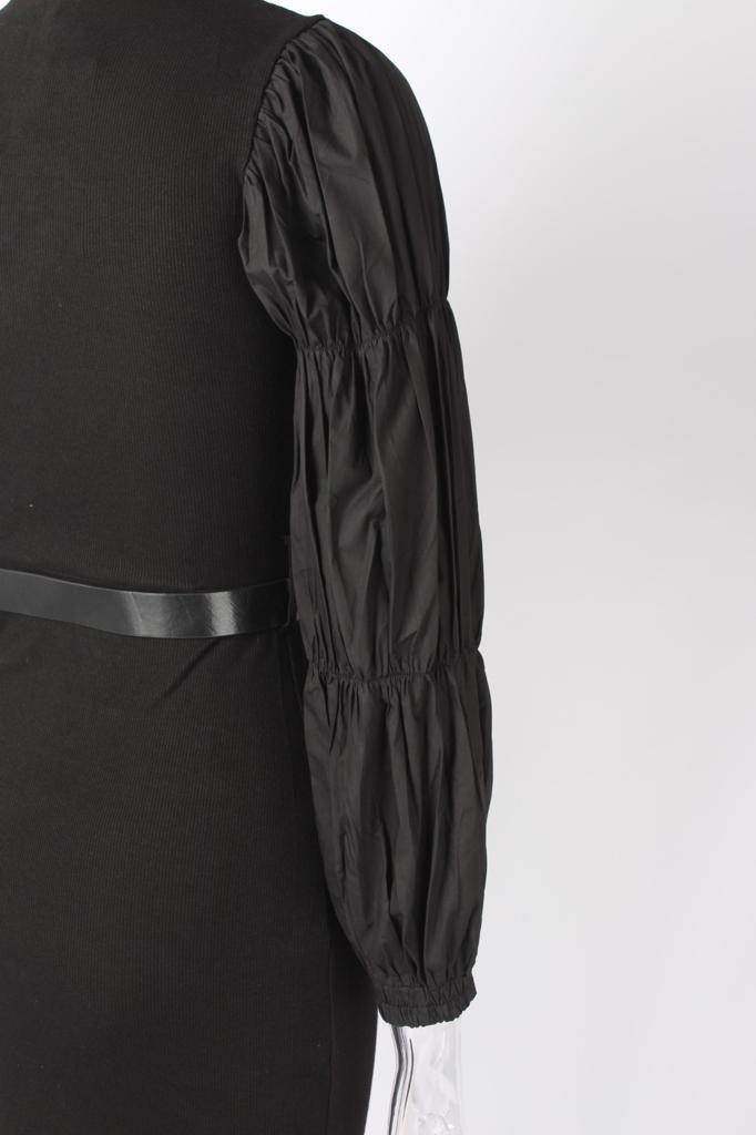High Neck Winter Bodycon Dress - XD21