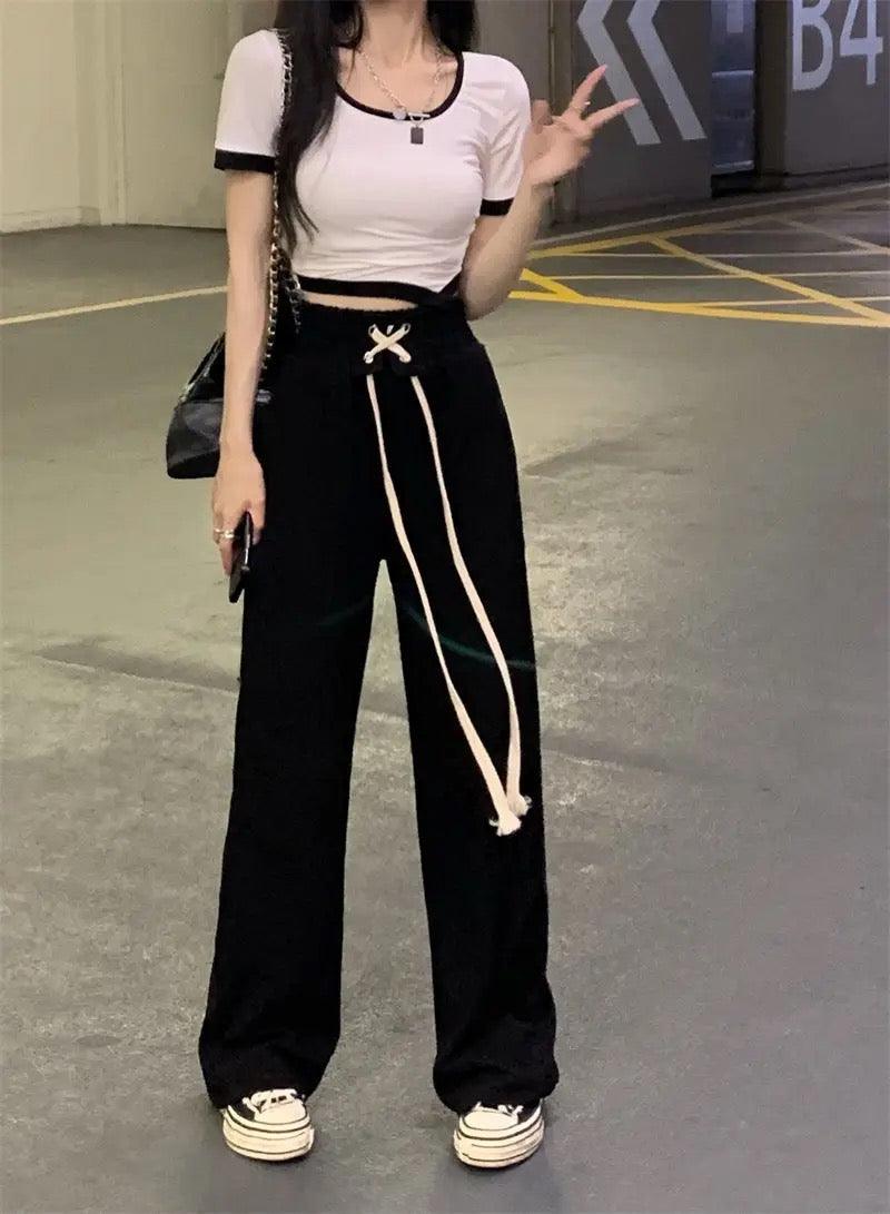 High Waist Hipster casual pants - XD21