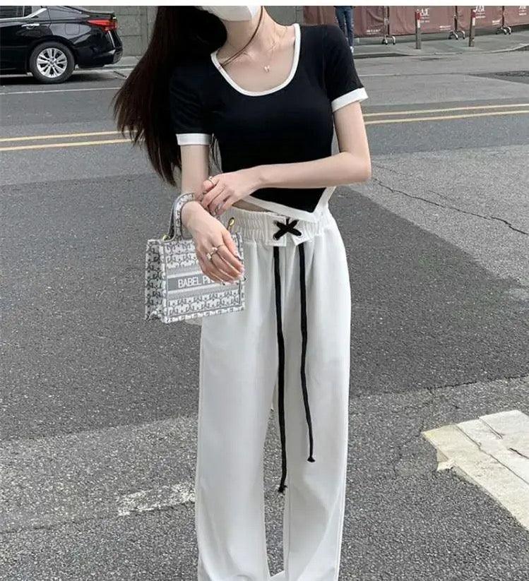 High Waist Hipster casual pants - XD21