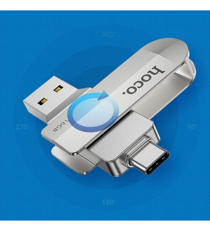 Hoco Type C USB 2in1 Flash Drive XD21