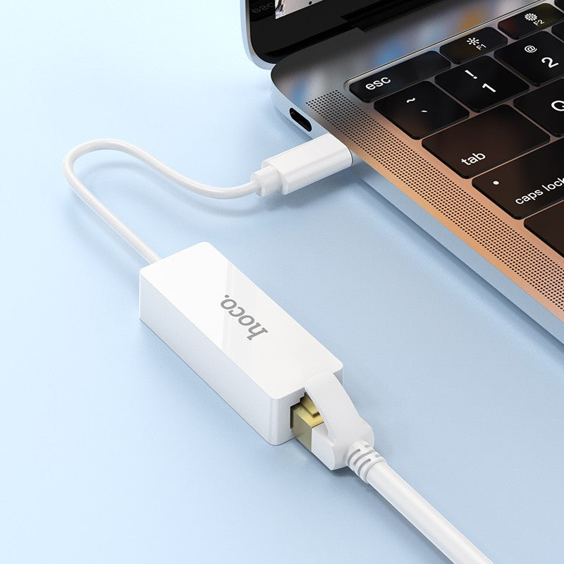 Hoco UA22 Adapter Type-C to RJ45 100 Mbp XD21
