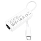 Hoco UA22 Adapter Type-C to RJ45 100 Mbp XD21